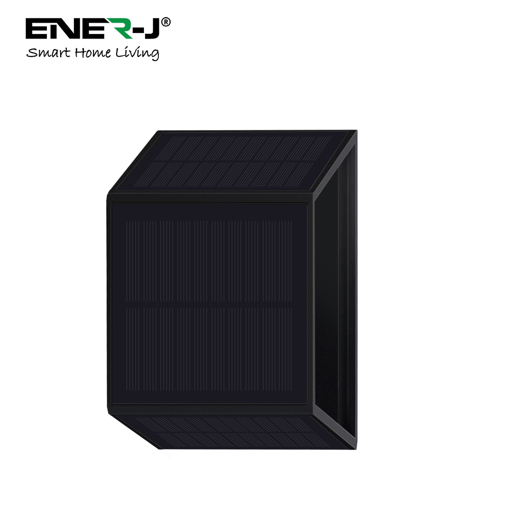 Solar Up-Down Wall Lights with 3 directional Polycrystalline Solar Panel 5V/1W*3, 3.7V/1800mAh