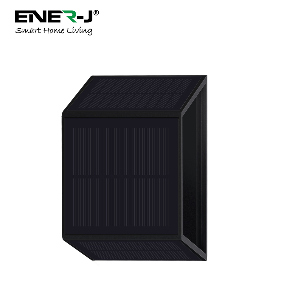 Solar Up-Down Wall Lights with 3 directional Polycrystalline Solar Panel 5V/0.9W*3, 3.7V/1300mAh