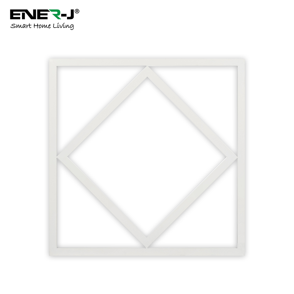 Double Square Borderline LED Panel, 60x60 40W 4000 Lumens, 3 Years warranty, 6000K (Pack of 2 units)