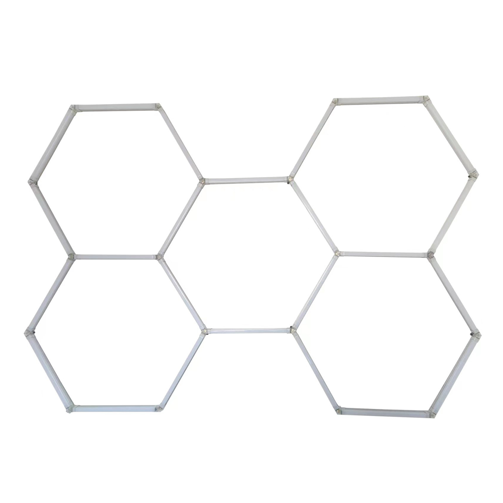 150W Car Showroom Light 2347mm*1641mm *22mm (24pcs),PC T5 Tubes, RGB with Remote, Connector 20pcs 