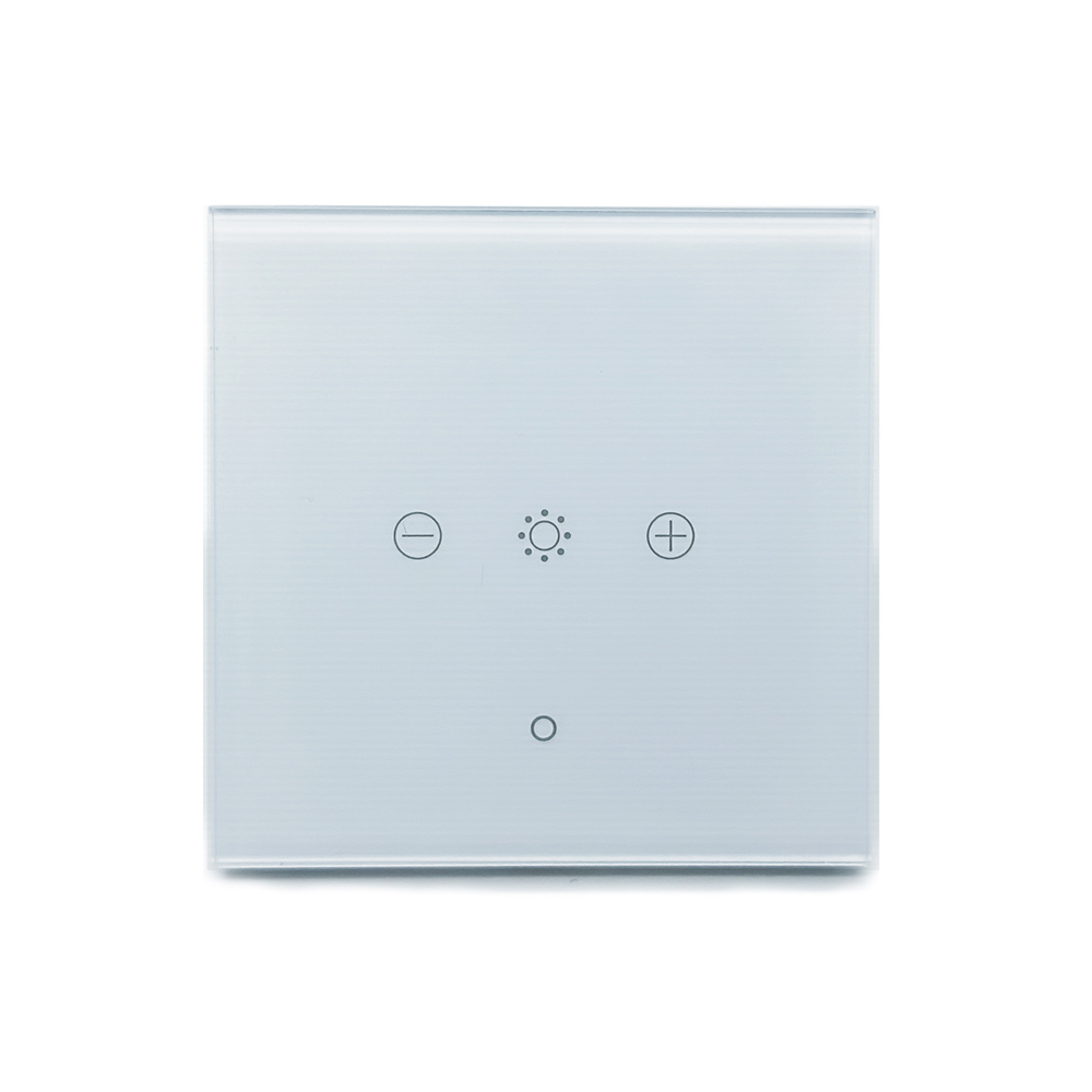 WiFi+RF Smart 1 Gang Dimmable Touch Switch, White (Compatible with Wireless Kinetic Switches)