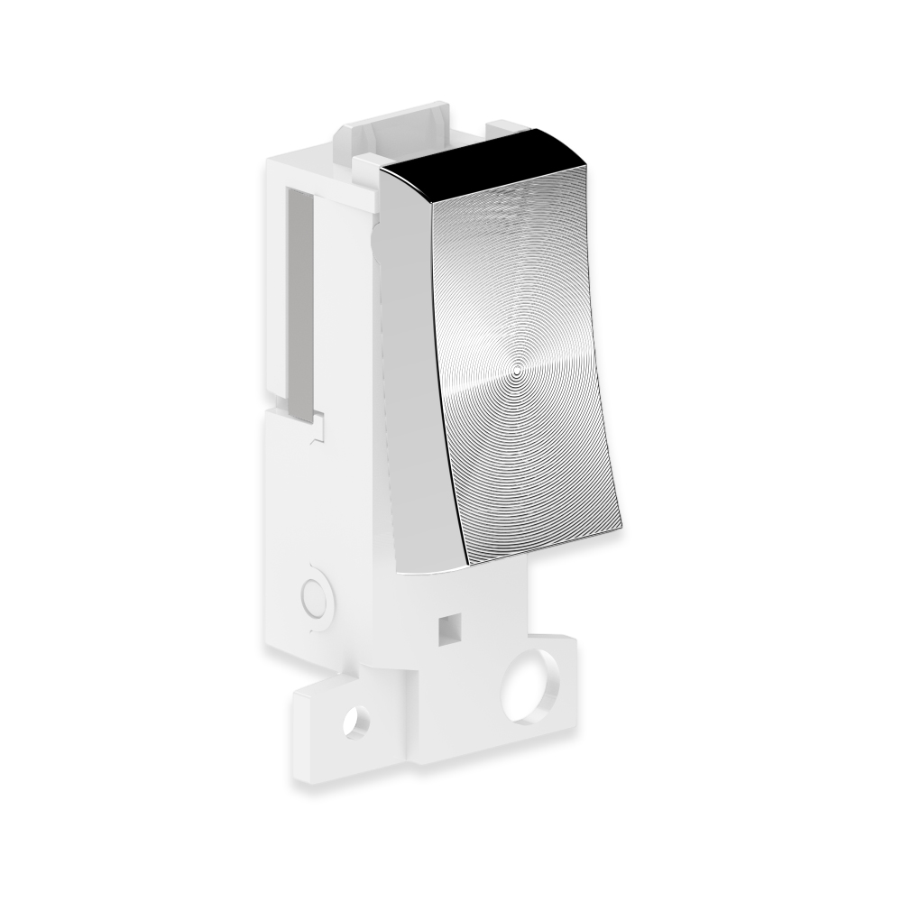 CLICK SCOLMORE type grid Switch,Satin Chrome