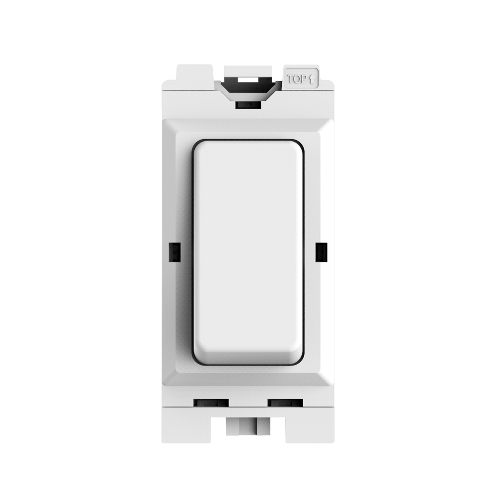 Knightsbridge grid switch, white（Dimmable)