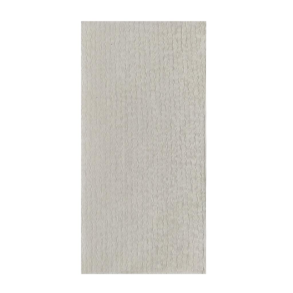 Vertical Ripple Design Cream Wall Sheet Size:1200 x 600 mm