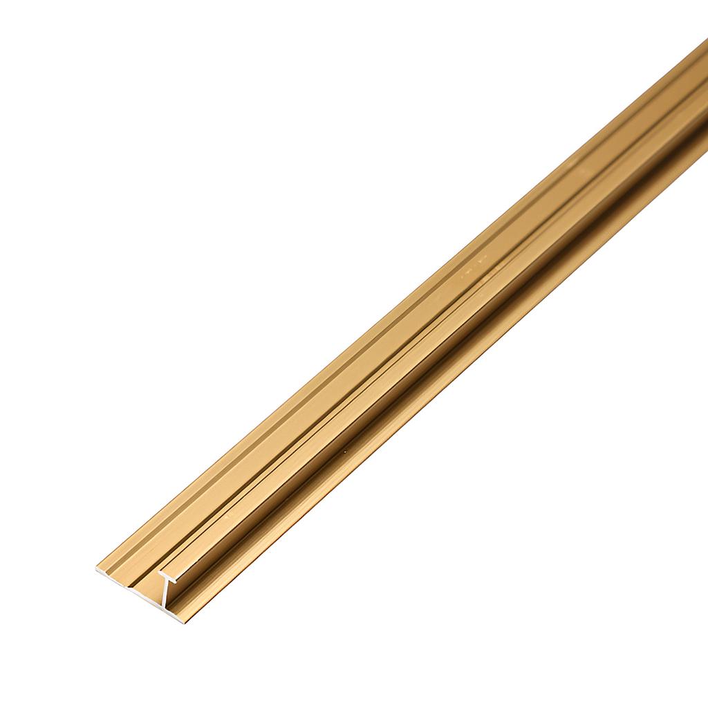 I-Bar Aluminium Trims for 8mm Charcoal boards, Gold Size: 3000 mm