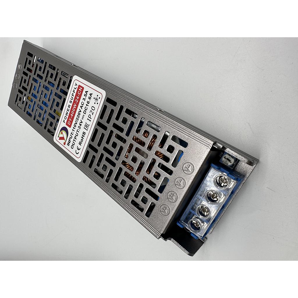 24V 16.6A Slim SMPS Metal Drivers 400W, IP20