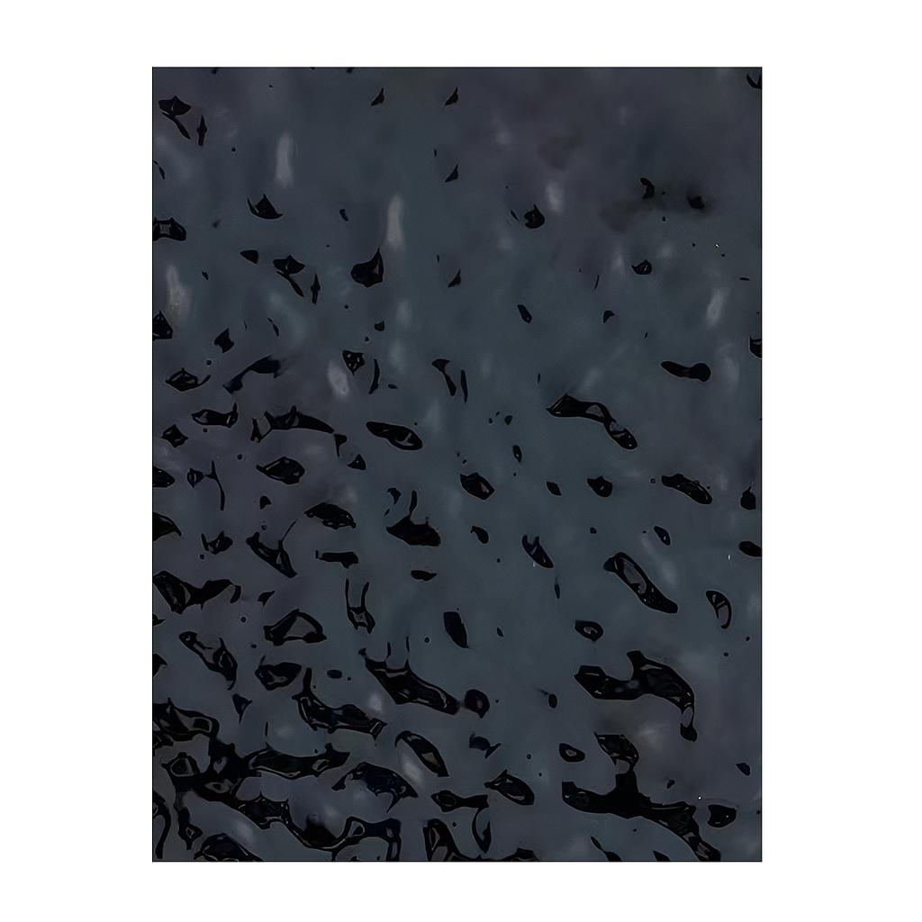 Wave-Pattern Metallic Finish WPC Boards (2.44m x 1.22m x 5mm) for Modern Interiors, Black