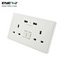  STANDARD 13A WALL SOCKETS WITH 2.1A USB