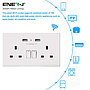  STANDARD 13A WALL SOCKETS WITH 2.1A USB