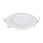 6W Recessed Round LED Mini Panel 120mm diameter (Hole Size 105mm), CE Driver, 90 Lm/Watt, RA 80, 4000K