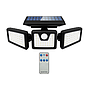 Solar Sensor 3 Heads  Wall Light ,2400mAh, 6000-6500K