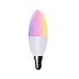 Smart Wi-Fi E14 LED Candle Bulb 4.5W, RGB+W+WW, Dimmable