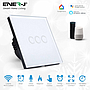 Smart WiFi Touch Glass On/off Switch, 3 Gang