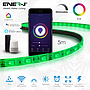 Smart Wi-Fi RGB LED Strip Plug and Play Kit 12V, 5 meters, IP65