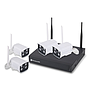 WiFi NVR kit (8ch wireless NVR+4pc wireless camera)  2.0MP-1080P, UK Plug