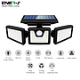 Solar Sensor 3 Heads  Wall Light ,2400mAh, 6000-6500K